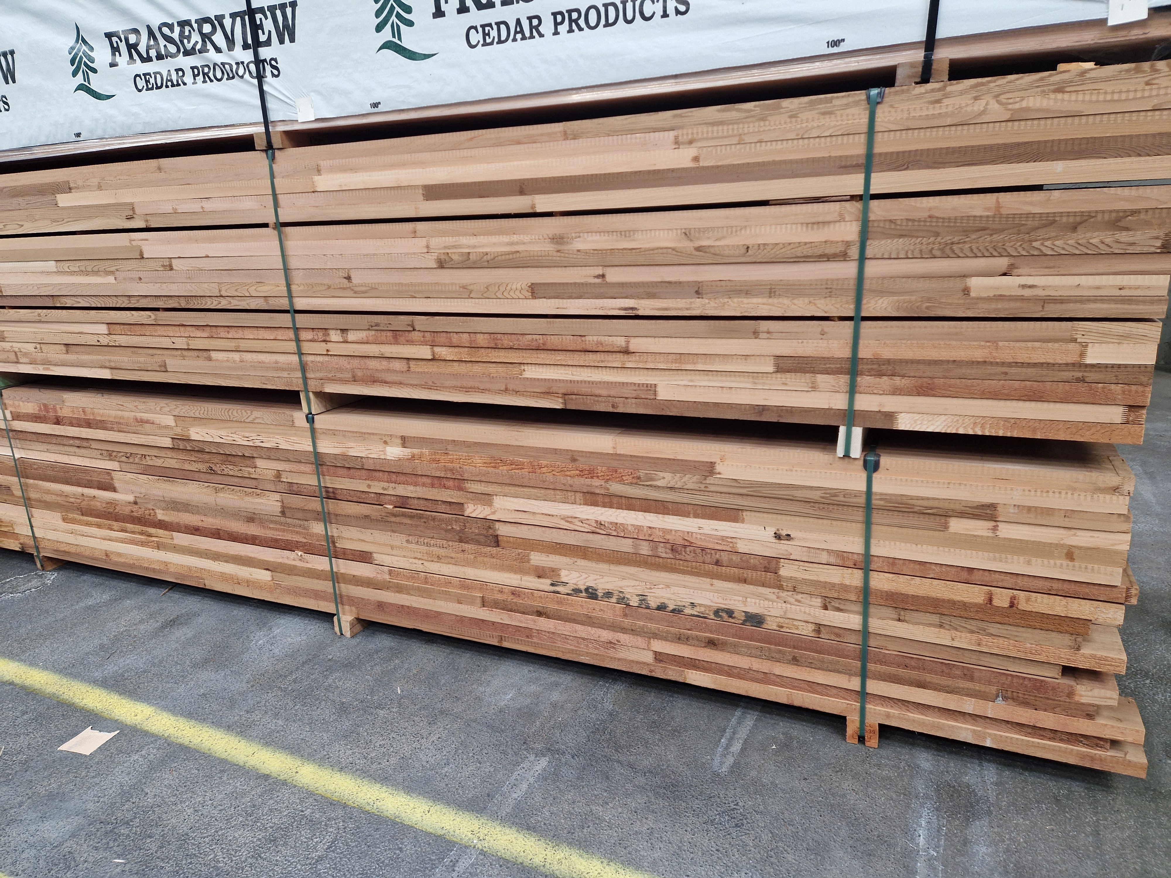 Western Red Cedar, Fingersamlet, Ovnt. 16-18%, 100% PEFC
