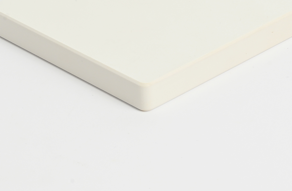 Keflico Compact bordpl., White Matt/Light Stone Matt, FSC Mix 70%