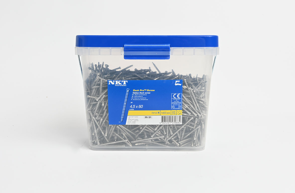 NKT Deck Pro terrasseskrue A4 syrefast